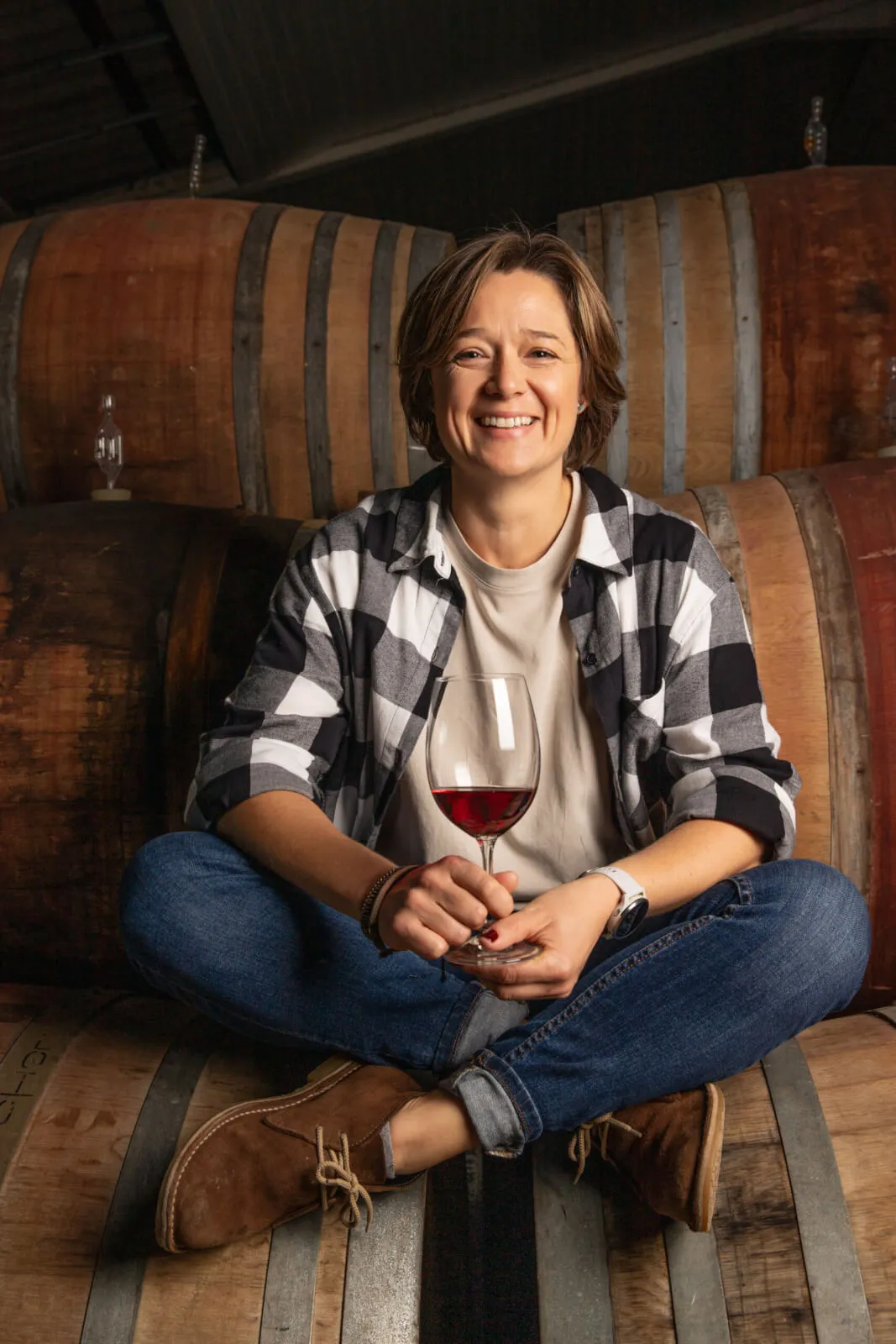 Clarise Sciocatti, winemaker and founder of IL GECO Wines
